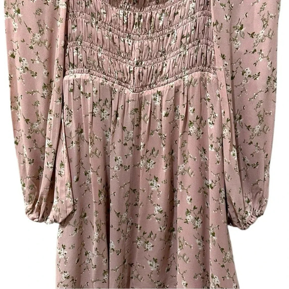 Reformation Morris Long Sleeve Floral Mini Dress in
Melody Pink Floral |… - Picture 11 of 16